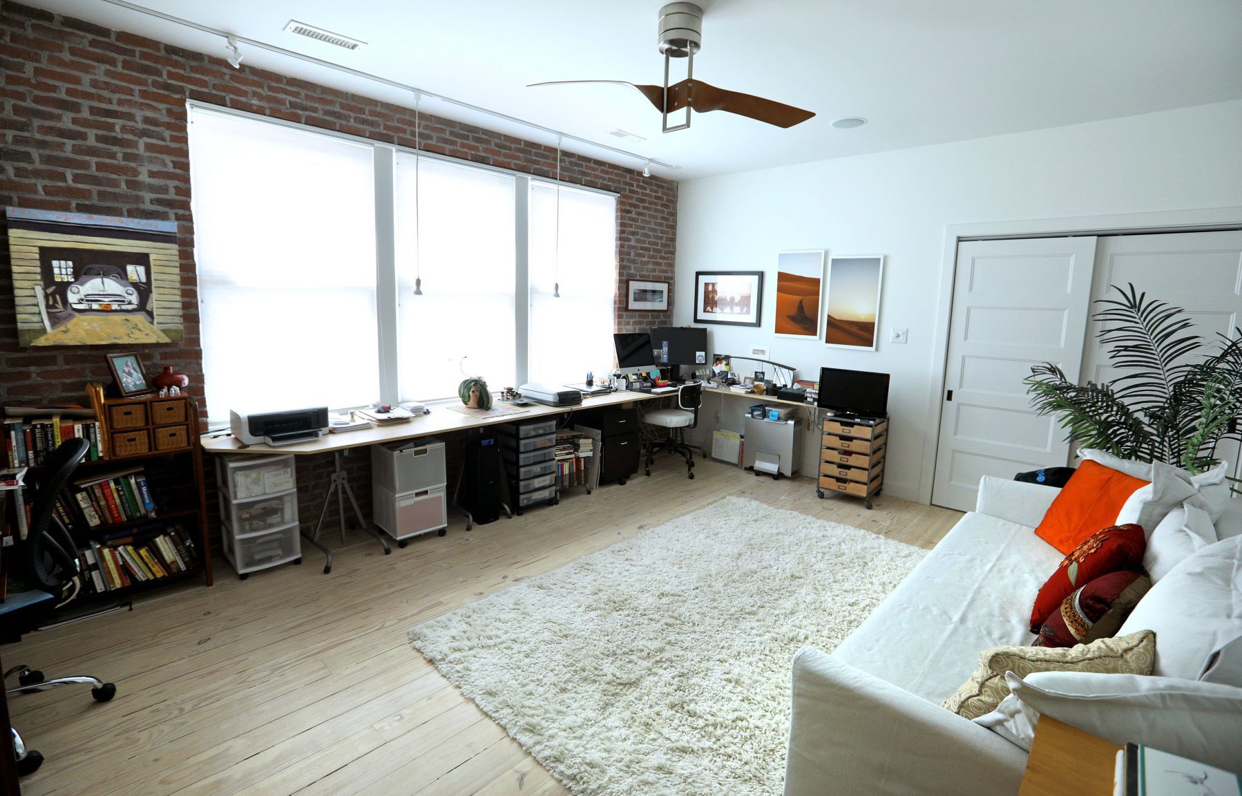 At home: Don and Phyllis' Benton Park loft